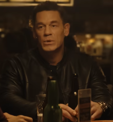 John Cena Matchbox the Movie Sena Black Leather Jacket - Image 1